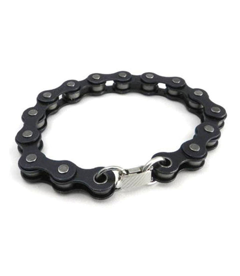 Bracciale Moto Catena Nero