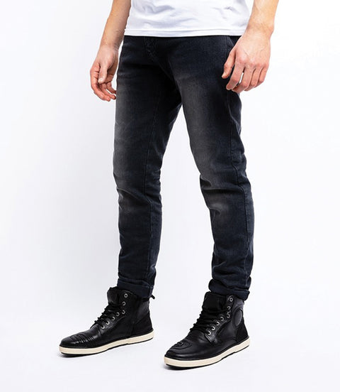 Jeans Moto John Doe Taylor Mono Black Used - cafetwin