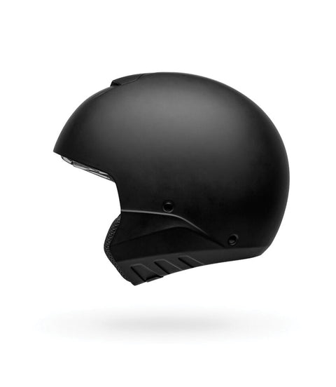 Casco Jet Vintage Nero Opaco