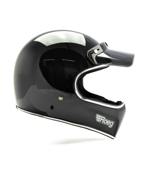 Casco Full Face Roeg Peruna Black Gloss