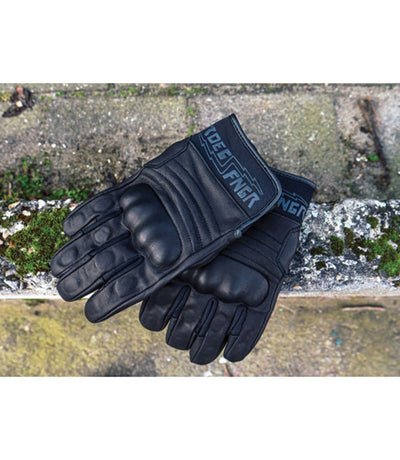Gloves Moto Leather Roeg Fngr Blacks