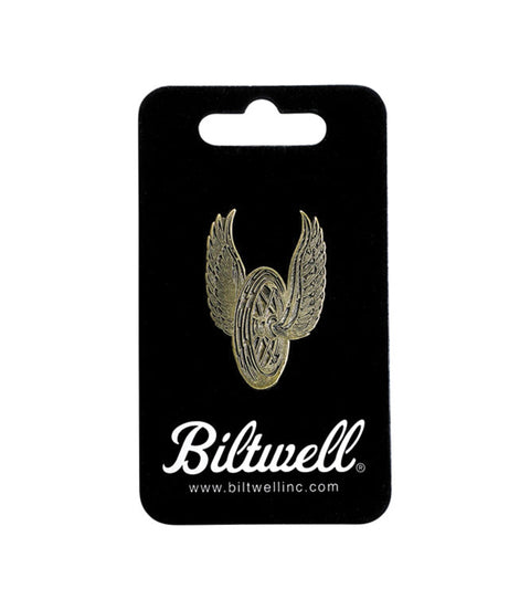 Brooch Moto Biltwell Winged Wheel