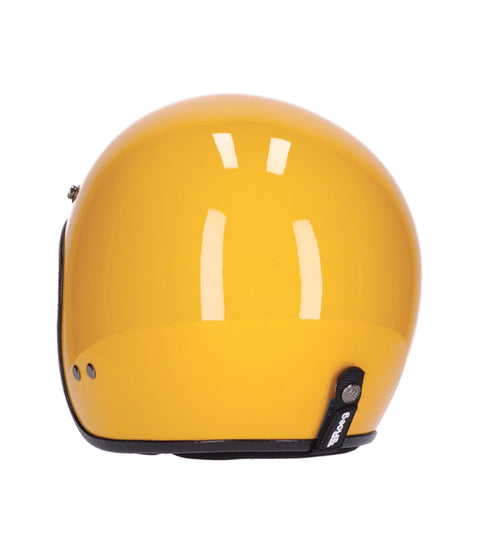 Casque Jet Vintage Jaune Roeg