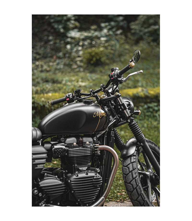 Sprocket Cover Triumph from 2016 Black