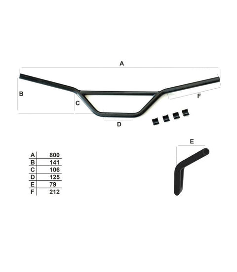 Manubrio BMW R Nine T Ergo