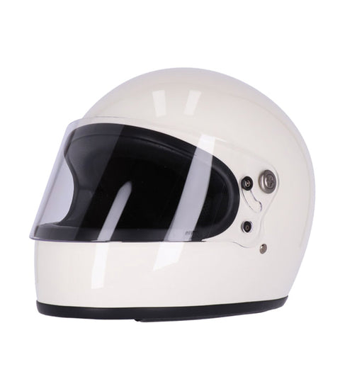 Casco Vintage Integrale Roeg Chase Bianco