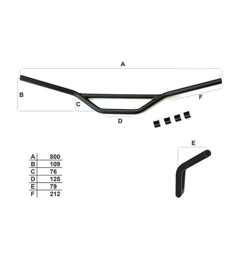 Manubrio BMW R Nine T Low