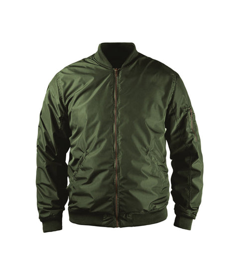 Giubbotto Moto John Doe Flight Verde Militare