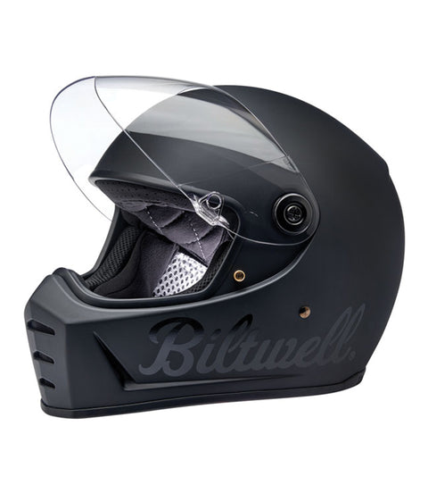 Casco Biltwell Lane Splitter Flat Black Factory - cafetwin