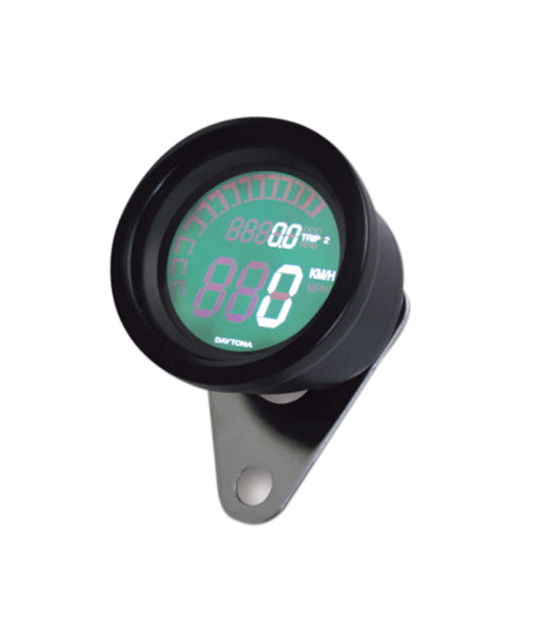 Digitaler Tachometer mit Drehzahlmesser Moto Schwarz Velona