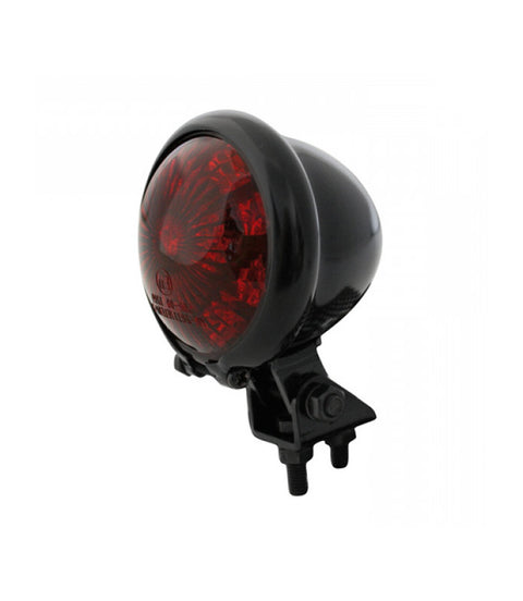 Fanale-Posteriore-Bates-nero-vetro-rosso-a-led-Omologato