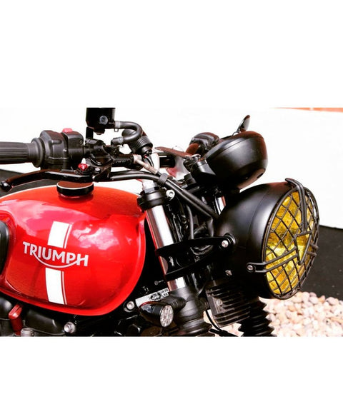 Supporto Strumento Motone Nero Triumph - Street Twin