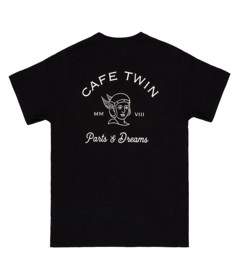 T-Shirt Cafe Twin The Dreamers Nera