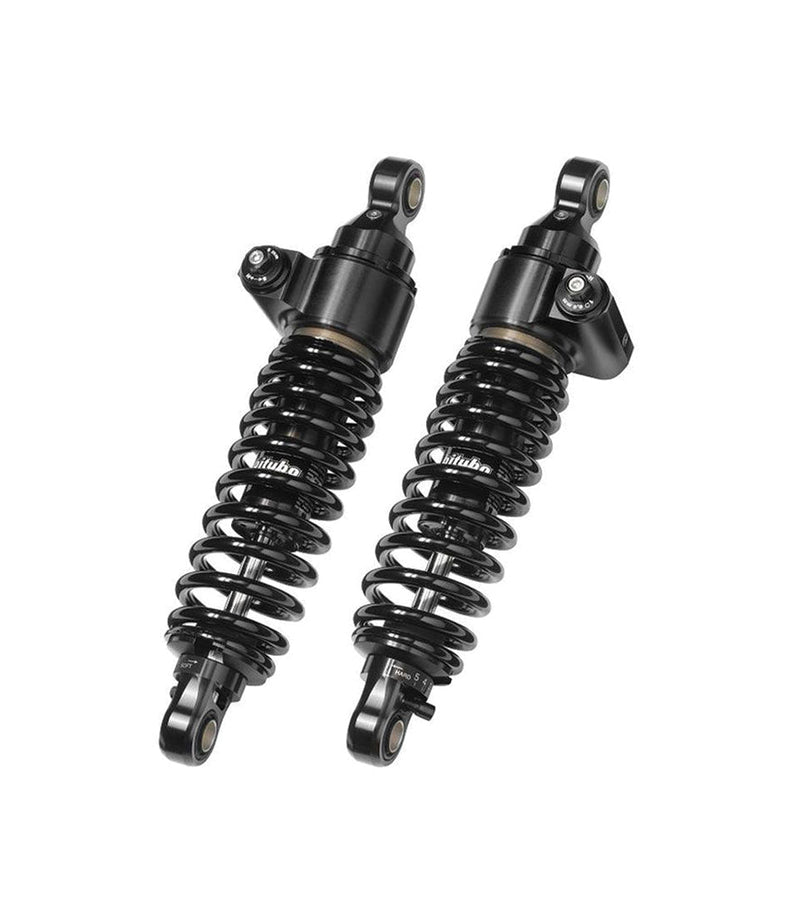 Bonneville Bitubo WMED 341 mm Bonneville Shock Absorbers - Adjustment: Hydraulic Preload and Extension