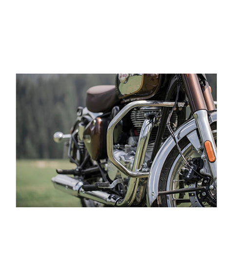 Achteckige Motorstangen Classic 350 / Meteor 350 / Bullet 350 Verchromt