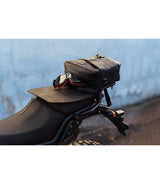 Leather Top Case for Himalayan - Black - Cafe Twin x Trip Machine - cafetwin