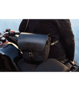 Leather Top Case for Himalayan - Black - Cafe Twin x Trip Machine - cafetwin