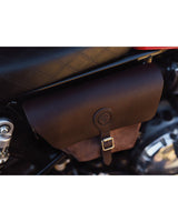 Borsa Laterale per Interceptor / Continental GT 650 / Bear 650 - Marrone - cafetwin
