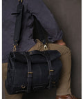 Borsa Laterale Vintage Nera - Trip Machine - cafetwin