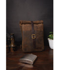 Borsa Moto Laterale Vintage Marrone - Trip Machine - cafetwin
