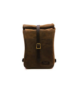Brown Motorcycle Side Bag Vintage - Trip Machine - cafetwin