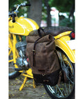 Zaino Moto Vintage Marrone Trip Machine - cafetwin