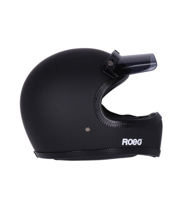 Full-Face Helmet Enduro Vintage Peruna 2.0 Black - cafetwin