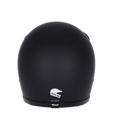 Full-Face Helmet Enduro Vintage Peruna 2.0 Black - cafetwin