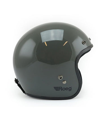 JETT Helmet Gloss Grey - Roeg - cafetwin