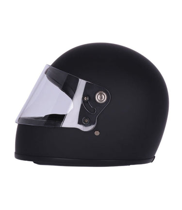 Full-Face Helmet Vintage Roeg Chase Matte Black - cafetwin