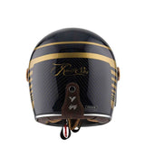 Vintage Roadster Carbon Blue Helmet - cafetwin