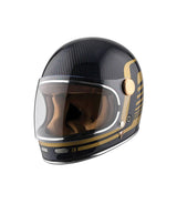 Vintage Roadster Carbon Blue Helmet - cafetwin