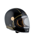 Casco Vintage Roadster II Nero Oro - cafetwin