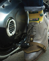 Copriscarpa Moto Vintage - Marrone - cafetwin