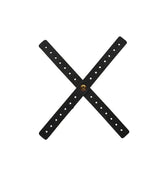 Motorcycle Headlight Cross Cafe Racer - Perforated Black Leather - cafetwin