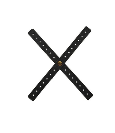 Motorcycle Headlight Cross Cafe Racer - Perforated Black Leather - cafetwin