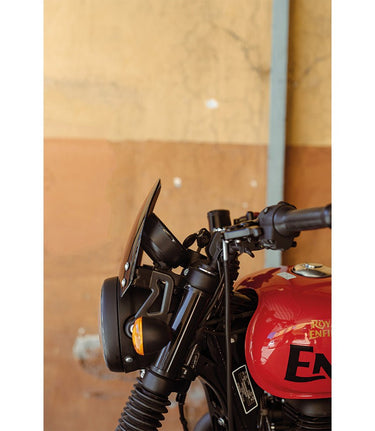 Windscreen Lower for HNTR 350 Royal Enfield - Black - cafetwin