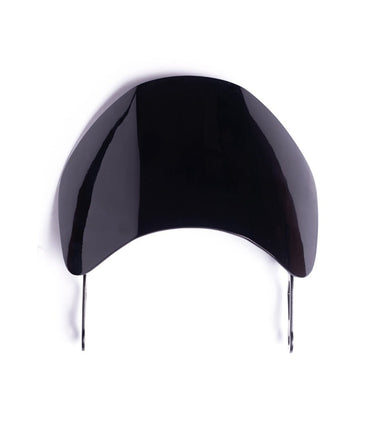 Gloss Black Motorcycle Flyscreen - cafetwin