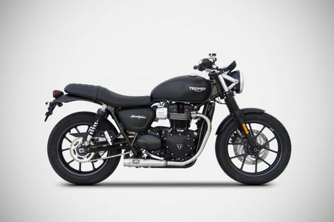 Terminali di Scarico Zard per Triumph Street Twin