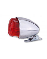 Mini Texas Chrome Approved Motorcycle Rear Light - cafetwin