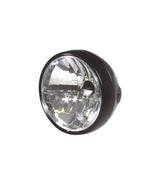 Faro delantero Moto Clubman Negro de 6 - 1 - 2" - cafetwin