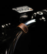 Colliers serre-câbles en cuir cognac - cafetwin