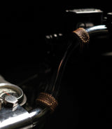 Colliers serre-câbles en cuir cognac - cafetwin