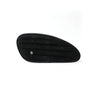 Tank Side Protectors - Classic Stripes - Black Suede - cafetwin