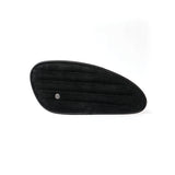 Tank Side Protectors - Classic Stripes - Black Suede - cafetwin