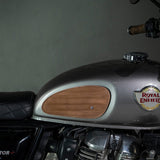 Tank Side Protectors - Classic Stripes - Tobacco - cafetwin