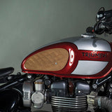 Tank Side Protectors - Diamond - Tobaco - cafetwin