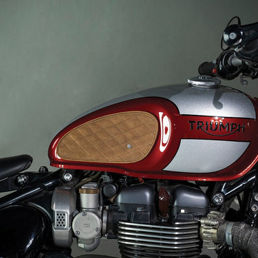 Tank Side Protectors - Diamond - Tobaco - cafetwin