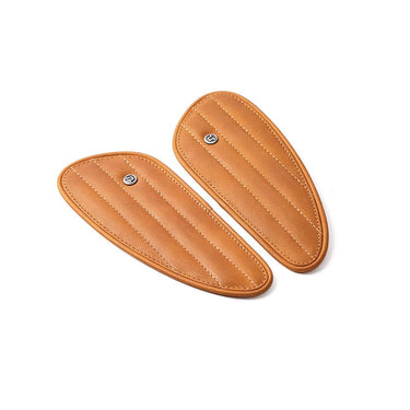 Tank Side Protectors - Mini Classic - Vintage Tan - cafetwin