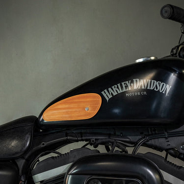 Tank Side Protectors - Mini Classic - Vintage Tan - cafetwin